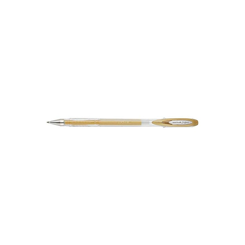 6 x Uni Ball Gold and Silver Colour Ultra-Smooth Metallic