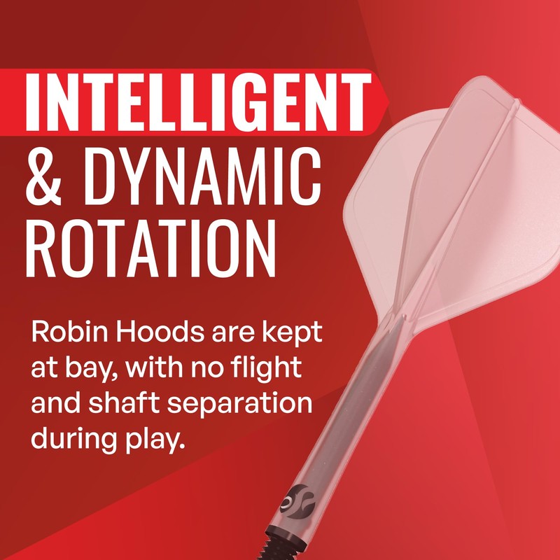 Shot! Darts Flight Deck One Piece Dart Flight and Shaft