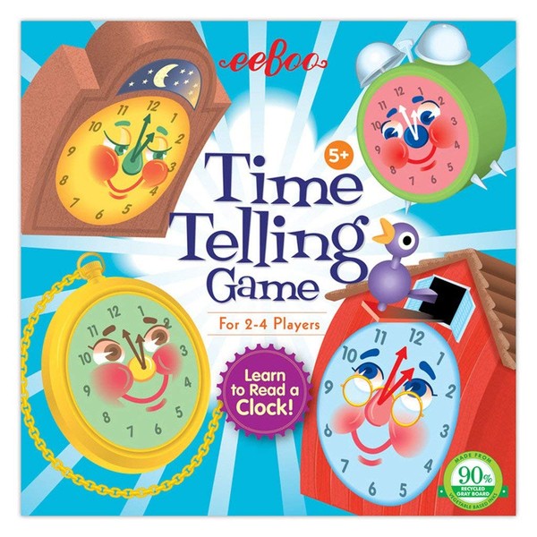 eeBoo Time Telling Clock Game for Kids