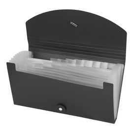 A5 A6 Expanding File Folder 13 Pockets Wallet Folder Receipts Envelope Small Accordion Folder Documents Pockets Tickets Receipts Organiser Button Folder Plastic Filing Bag with Dividers