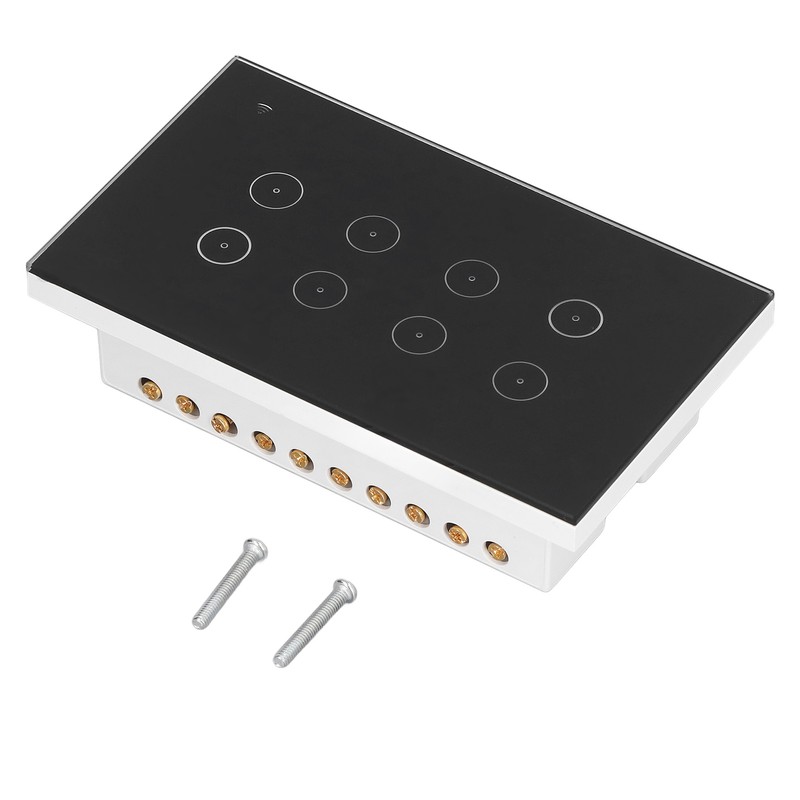 8 Gang Smart Switch WiFi Wall Switch Remote Control Touch