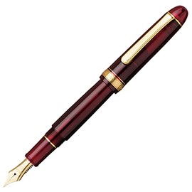 Platinum Fountain Pen, Fountain Pen, F, Fine Point, Burgundy, #3776, Century PNB-15000, 71-2, Genuine Imported