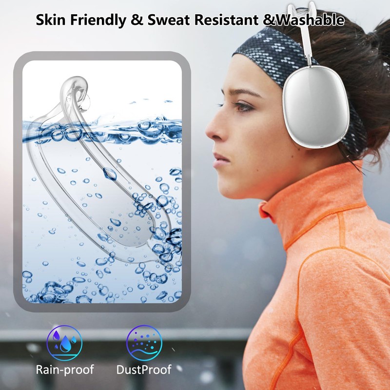 Aircawin for AirPods Max Case Headband Case Cover,Clear Headband Cover