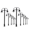 L333 10pcs Model Railway Lamppost lamp HO N 4.5cm 12V