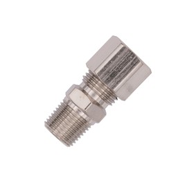 Flo Supply 1/8" NPT Male x 1/4" Compression Straight Fitting