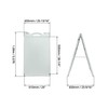 QWORK A-Frame Sidewalk Poster Stand, 24" x 36" Outdoor Double-Sided