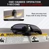 PEVAST Left & Right Sun Visor with Upgraded Bright LED