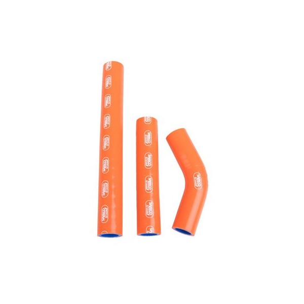 SamcoSport Radiator Hose Kit with Thermostat Bypass Orange for KTM
