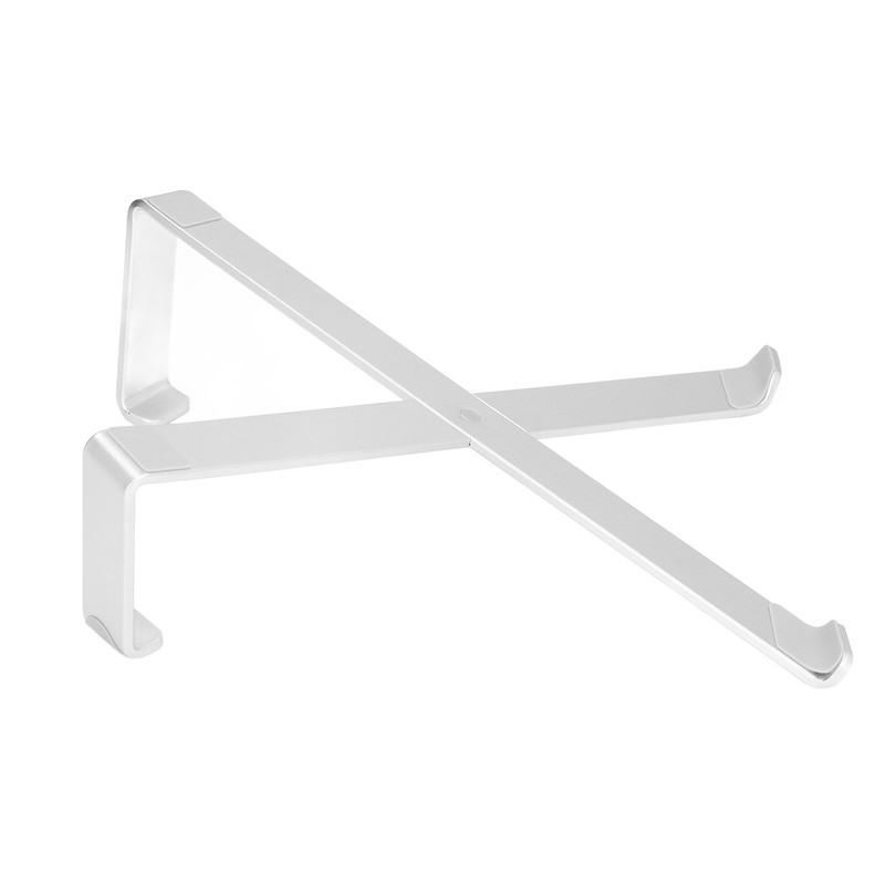 Laptop Stand Aluminum Alloy Silver Foldable Design Regulable Height Heat
