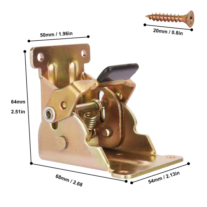 10 Pack Folding Leg Brackets, Folding Table Leg Bracket, Self-Locking