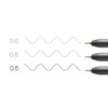 COPIC Multiliner Set, 3 Fineliner Pens in Different Colours, Drawing