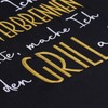 EXPRESS-STICKEREI Barbecue Apron Funny – with Saying Funny Cooking Apron