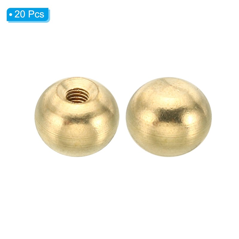 PATIKIL M3 x 0.5 Thread Cap Nuts Button 20 Pack