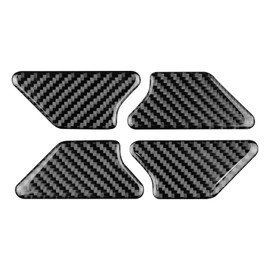 4pcs Car Door Bowl Panel Sticker Interior Trim Cover for Volkswagen VW Golf 6 GTI MK6 2008-2013 Accessories Carbon Fibre