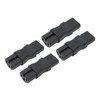 4pcs IEC320 C13 to IEC320 C15 Power Adapter Professional Standard