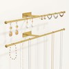 Josmimic Wall Hanging Jewelry Organizer: 12.6'' Necklace Holder for Earring,