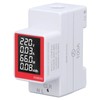 AC Digital Display Meter Rail Type Power Voltmeter Energy Reset