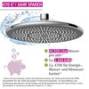 WENKO Water-Saving Rain Shower Head, Water-Saving Universal Shower Head with