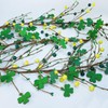 Winlyn 5.2 Ft Artificial St Patrick's Day Garland Lucky Shamrock