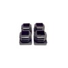 File Bar Factory Plastic Insert Chair Glides for Square tubing