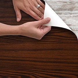 Magic Cover Self-Adhesive Vinyl Shelf and Drawer Liner, 18" x 16', Warmwood (16F-18572-06)