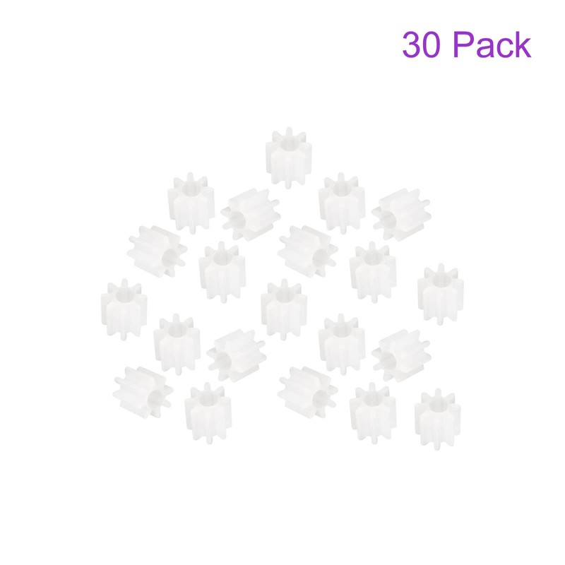 DMiotech 30pcs 8 Teeth Plastic Gear Model 082A Reducer Plastic