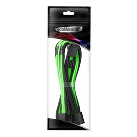 CableMod PRO ModMesh 12VHPWR to 3X PCI-e Cable - 45 cm, Black/Light Green