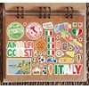 A5 Sticker Sheet Amalfi Coast Landmarks Vinyl Stickers - Italy