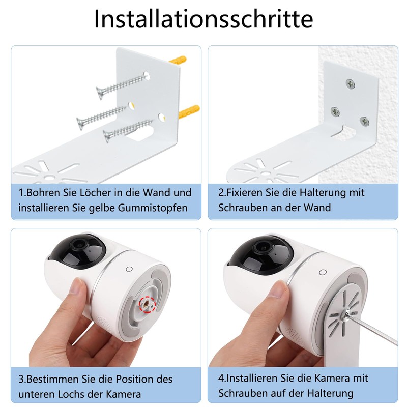 Wall Mount Compatible with Eufy Security Indoor Cam E220 and