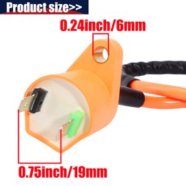 Rendimiento Racing – Bobina de encendido para GY6 50 cc – 125 cc 150 cc motores de 4 tiempos scooter Go Kart ATV Ciclomotor Pit Dirt Bike