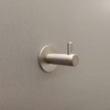 EAI Robe, Coat or Towel Hook Satin Stainless Steel Pack