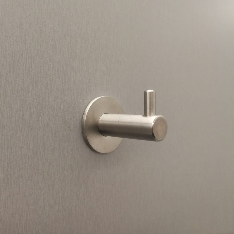 EAI Robe, Coat or Towel Hook Satin Stainless Steel Pack