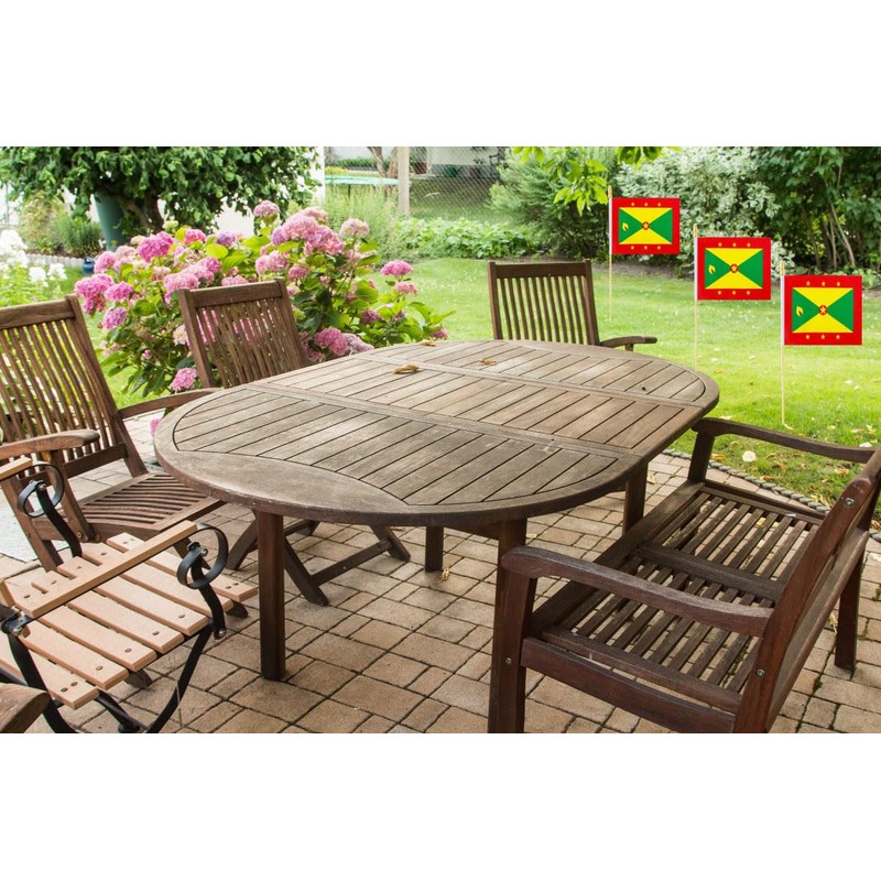 10 Pack Grenada Flags -GD Handheld Flag- 5x8 in,Grenadan Mini