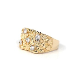 gold nugget ring ( D ):_7