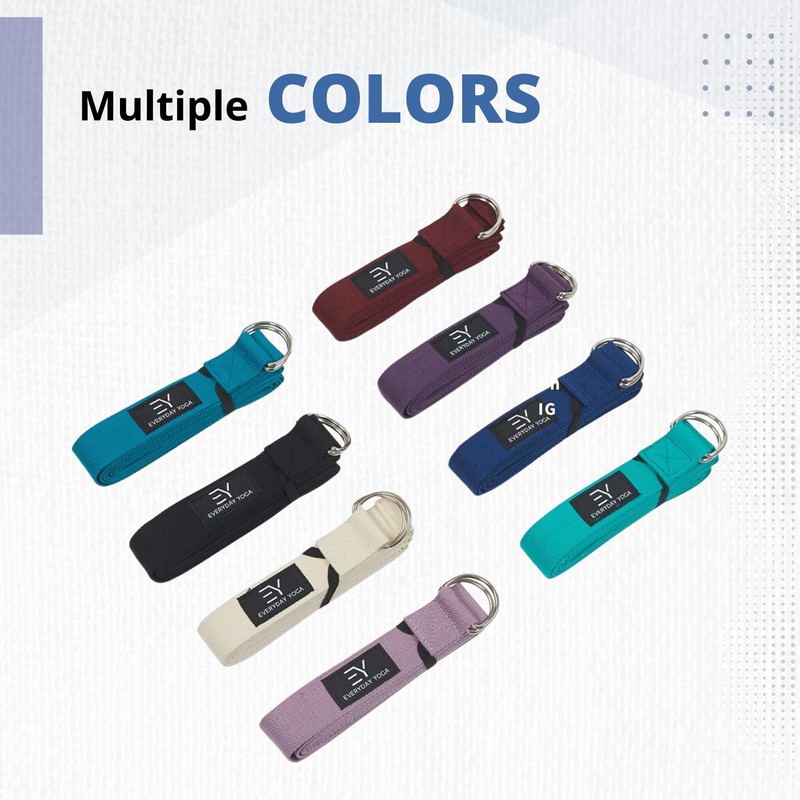 Everyday Yoga 6 Foot Yoga Strap D-Ring - Yoga Gear