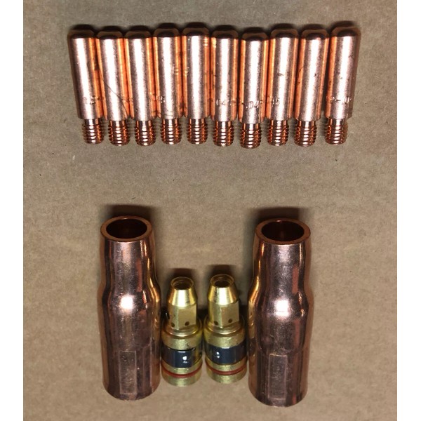 Unbranded MIG Welding Gun Kit .045 2 Nozzle 2 Diffuser