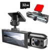 MIOLLYBO 1080P Dual Dash Cam Front and Inside with IR