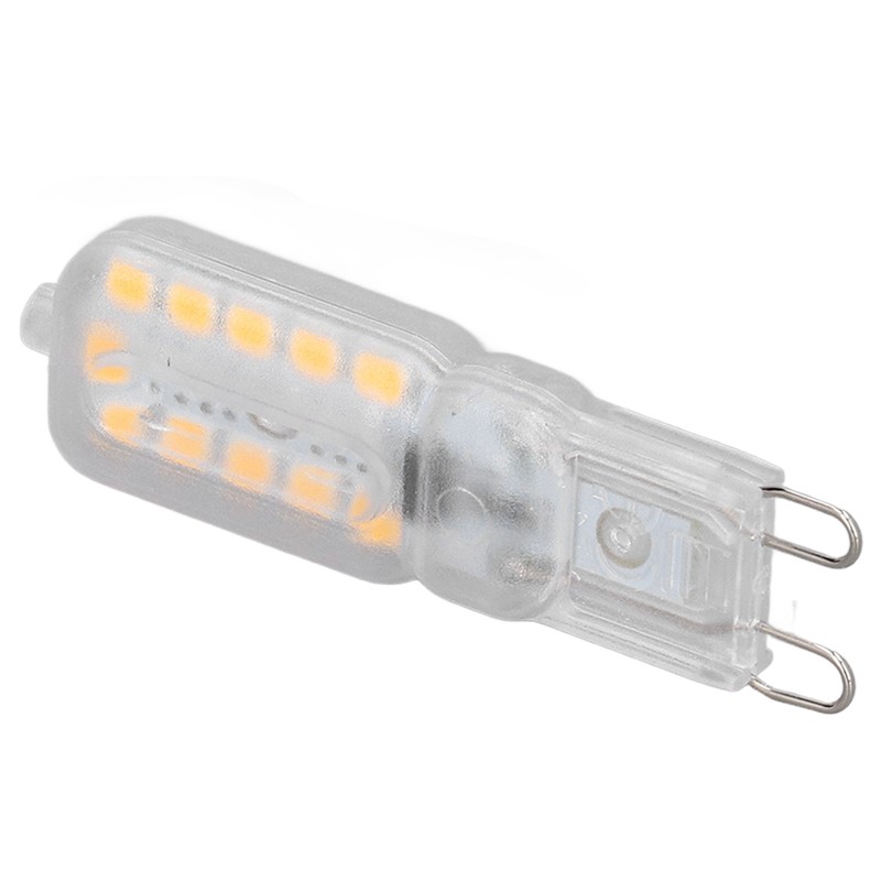 6pcs G9 LED Bulb 5W Transparent Cover 22LED Dimmable G9