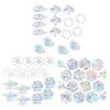 16Pcs Rainbow Suncatcher Window Clings Anti Collision Window Stickers Decals