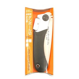 石鋸工業 現場屋 折込ダンボール切鋸 120mm シルバー