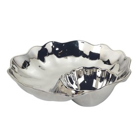 Certified International Silver Coast Chip & Dip Server 12" x 2.5", Multicolor
