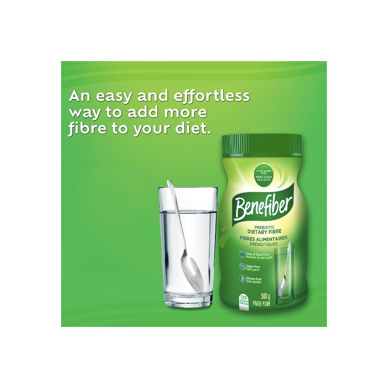 Benefiber Prebiotic Dietary Fibre Powder, Unflavoured, Sugar-Free, Daily Fibre -