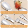 PHIEZC 3 Pack Children's Cutlery Set, Children's Stainless Steel Cutlery