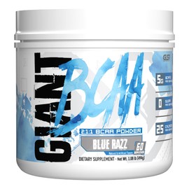 Giant Sports Performance Edge Series BCAA 60 Serving (Blue Raspberry, 60 Serving)                                                                     