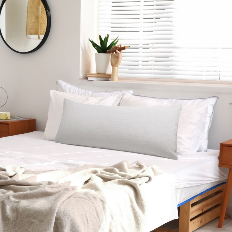 PiccoCasa Long Body Pillow Case Soft Brushed Microfibre Pillow Cover