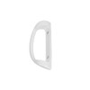 Easy Fix Hardware Omega White Sliding Patio Door Handle Set