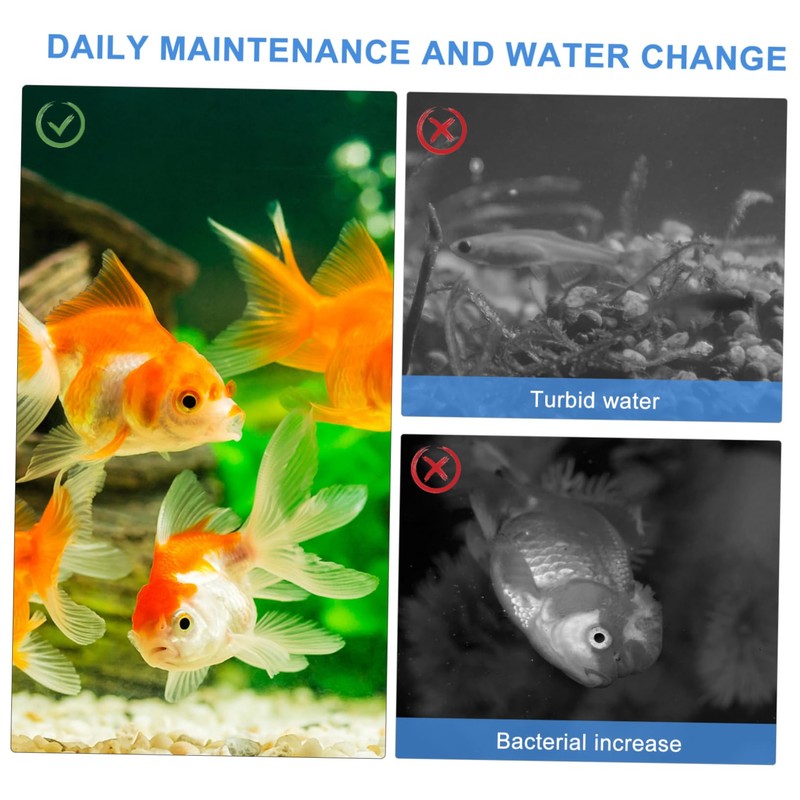 BESPORTBLE 2pcs Aquarium Water Changer Practical Fish Tank Cleaning Tool