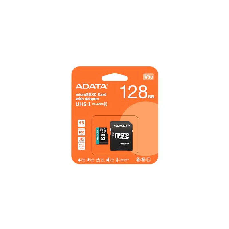 ADATA Premier Pro - Tarjeta de Memoria microSDXC (128 GB,