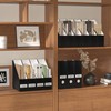 EXYGLO 12 Pack Magazine File Holder, Cardboard Magazine Rack with