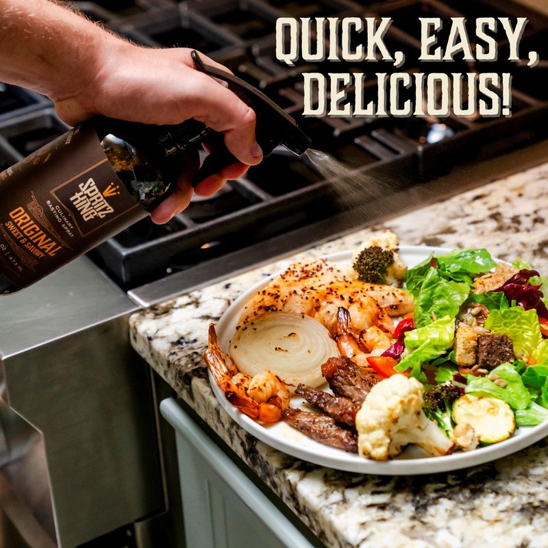 Spritz King Culinary Basting Spray: For Grilling, Smoking, Air Frying